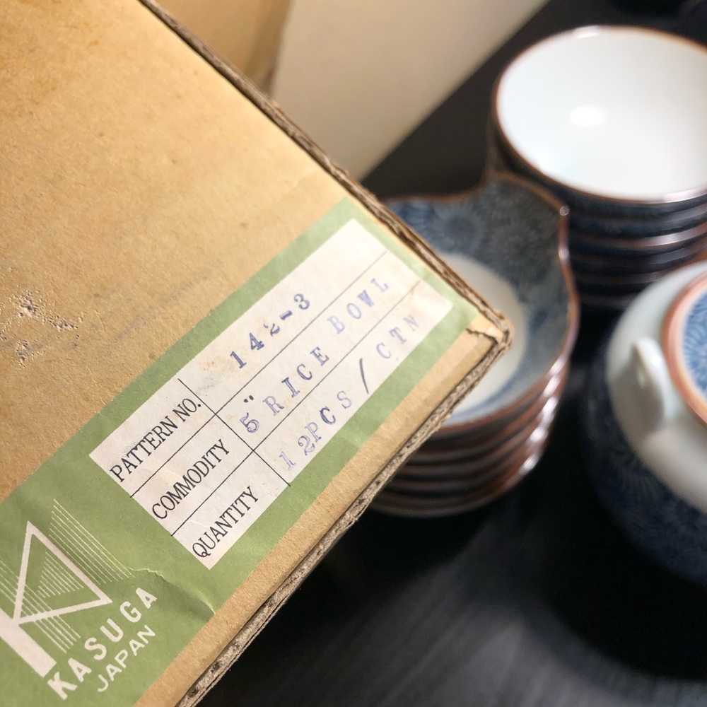 Kasuga ware set - Picture 2 of 10